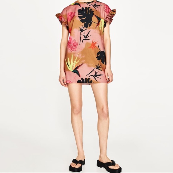 Tropical print dress - Picture 4 of 4